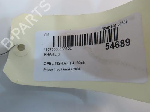 Højre forlygte OPEL TIGRA TwinTop (X04) 1.4 (R97) | BP31030257C29