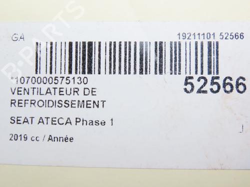 Radiator fan SEAT ATECA (KH7, KHP) 1.6 TDI | BP28829199M35 - Image 5