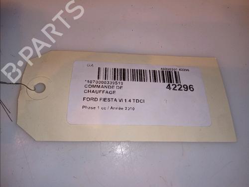Climate control FORD FIESTA VI (CB1, CCN) 1.4 TDCi | BP12354707I5 
