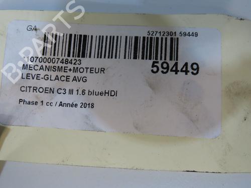 front-left-window-mechanism-citroen-c3-iii-sx-2016-38056848 main image