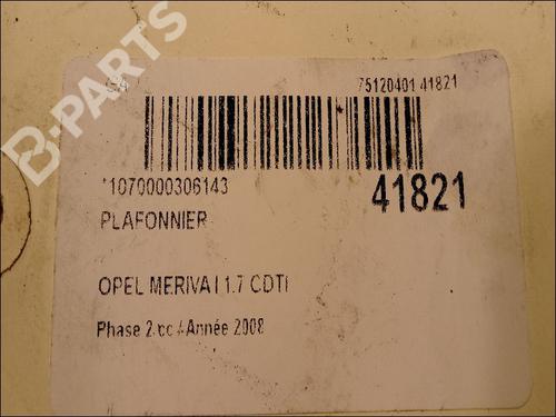 Innerbelysning OPEL MERIVA A MPV (X03) 1.7 CDTI (E75) | BP9617091I8 