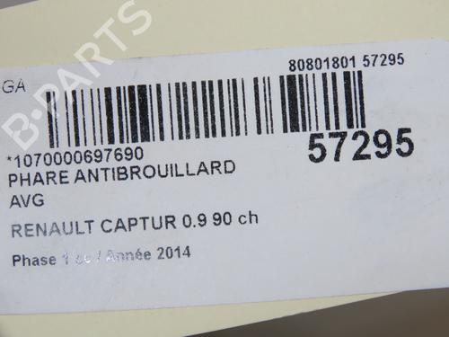 Left front fog light RENAULT CAPTUR I (J5_, H5_) 0.9 TCe 90 | BP36819937C30 - Image 6