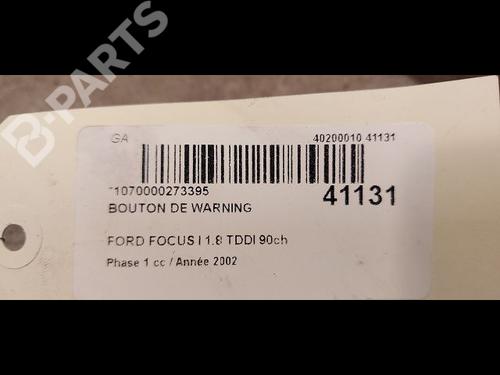 Warning switch FORD FOCUS I (DAW, DBW) 1.8 Turbo DI / TDDi | BP9612980I22 