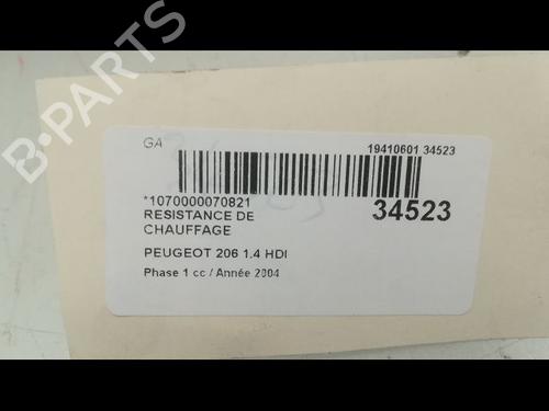 Used Heater resistor PEUGEOT 206 Hatchback (2A/C) [1998-2012]  23172388