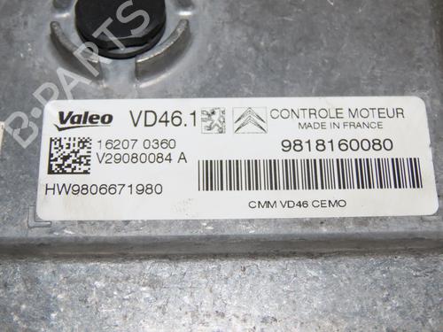 Engine control unit (ECU) PEUGEOT 2008 I (CU_) 1.2 THP 110 / PureTech 110 | BP38571138M57  - Image 5