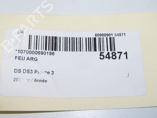 Venstre Baklys DS DS 3 / DS 3 CROSSBACK (UR_, UC_, UJ_) 1.2 PureTech 130 (URHNSS) (131 hp) 31748039