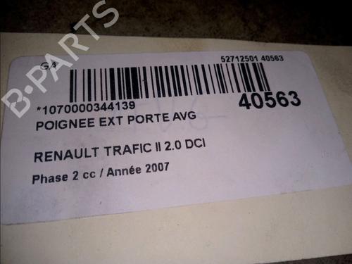 Used Front left exterior door handle RENAULT TRAFIC II Bus (JL) 2.0 dCi 115 (JL00, JL01, JL0H, JL0M, JL0U) (114 hp) 9740801