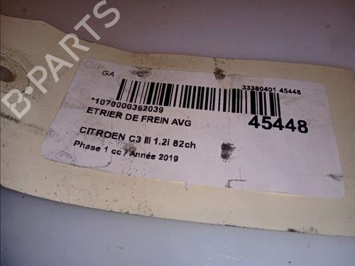Left front brake caliper CITROËN C3 / C3 ORIGIN III (SX) 1.2 PureTech 82 | BP14878554M105 