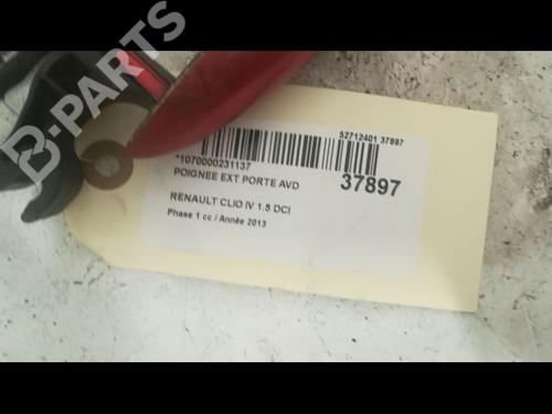 Front right exterior door handle RENAULT CLIO IV (BH_) 1.5 dCi 90 | BP9612156C129 