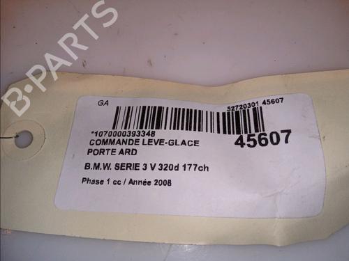 Used Right rear window switch BMW 3 (E90) 320 d (177 hp) 12128837