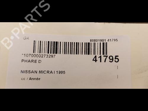 Used Right headlight Right headlight NISSAN MICRA II (K11) 1.0 i 16V (K11) (54 hp) 23177668 23177668
