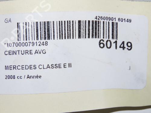 Used Front left seatbelt Front left seatbelt MERCEDES-BENZ E-CLASS (W211) E 200 CDI (211.007) (136 hp) 40437905 40437905