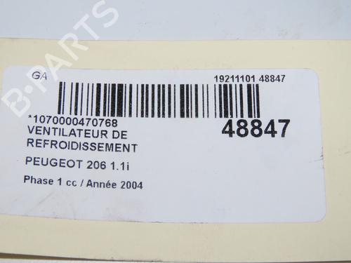 Used Radiator fan PEUGEOT 206 Hatchback (2A/C) 1.1 i (60 hp) 31747963