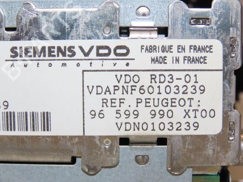 Used Radio Radio PEUGEOT 1007 (KM_) 1.4 (75 hp) 28830582 28830582