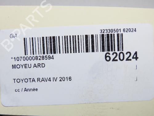 Used Right rear steering knuckle Right rear steering knuckle TOYOTA RAV 4 IV (_A4_) 2.5 Hybrid 4WD (AVA44, AVA44_) (197 hp) 40554255 40554255