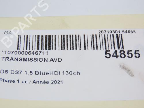 Right front driveshaft DS DS 7 Crossback (J4_, JR_, JC_) 1.5 BlueHDi 130 (JCYHZJ, JCYHZR) | BP28829558M39