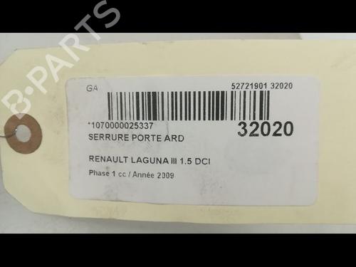 Used Rear right lock RENAULT LAGUNA III (BT0/1) 1.5 dCi (BT00, BT0A, BT0T, BT1J) (110 hp) 23176988