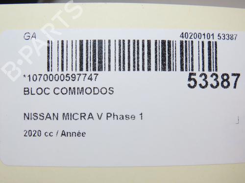 Steering column stalk NISSAN MICRA V (K14) 1.0 IG-T 100 | BP28967823I23 