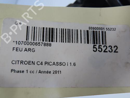 Used Left taillight CITROËN C4 Picasso I MPV (UD_) 1.6 HDi 110 (112 hp) 29415196