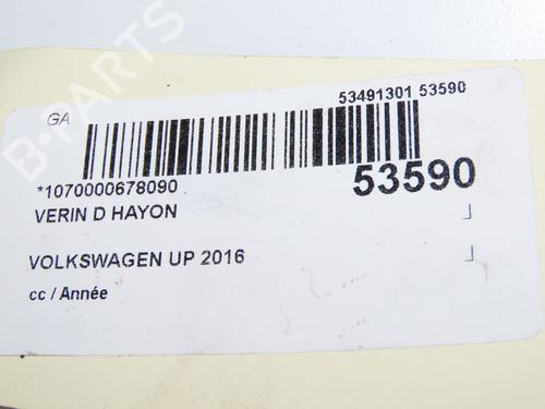 Used Tailgate lift support VW UP! (121, 122, BL1, BL2, BL3, 123) 1.0 (60 hp) 31692776