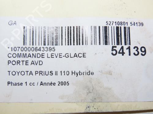 Switch TOYOTA PRIUS Liftback (_W2_) 1.5 Hybrid (NHW2_) | BP28801895I30