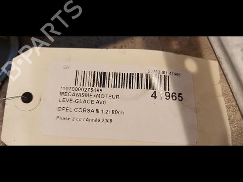 front-left-window-mechanism-opel-corsa-c-x01-12-twinport-f08-f68-93186826-2000-2001-2002-2003-2004-2005-2006-2007-2008-2009-9613318 main image