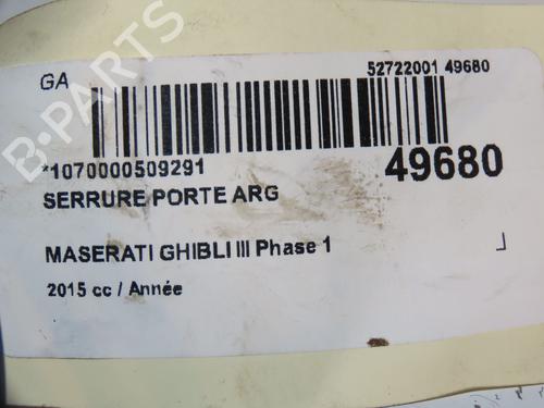 Used Rear left lock MASERATI GHIBLI III (M157) 3.0 D (275 hp) 17214537