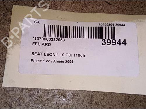 Used Right taillight Right taillight SEAT LEON (1M1) 1.9 TDI (110 hp) 9619324 9619324