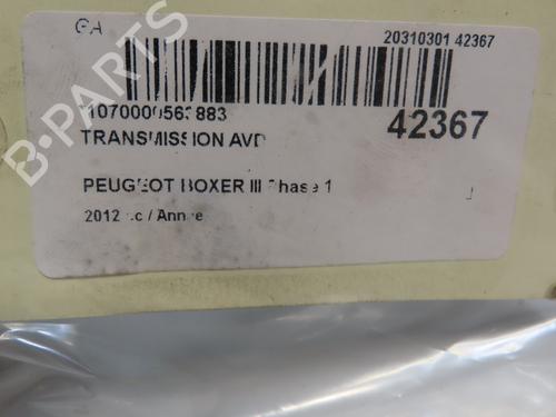 Right front driveshaft PEUGEOT BOXER Van 2.2 HDi 130 | BP19689941M39 