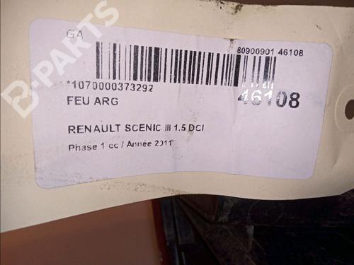 Left taillight RENAULT SCÉNIC III (JZ0/1_) 1.5 dCi | BP11425861C34 