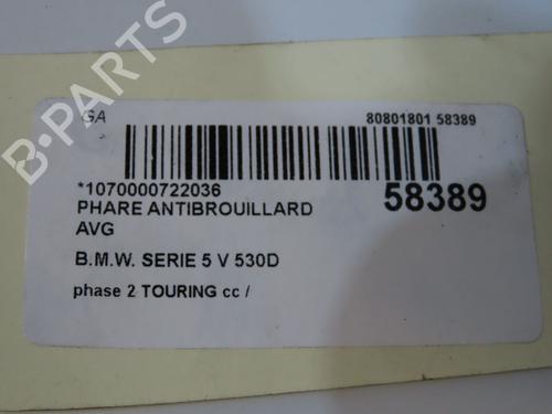 Venstre Fortil Tågelygte Venstre Fortil Tågelygte BMW 5 Touring (E61) 530 d (235 hp) 36396250 36396250