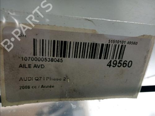 Right front fenders AUDI Q7 (4LB) 3.0 TDI quattro | BP18342676C42 