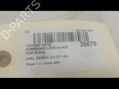 left-front-window-switch-opel-zafira-a-mpv-t98-20-dti-16v-f75-9100300-1999-2000-2001-2002-2003-2004-2005-2006-9600308 main image