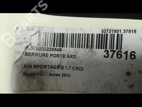Rear right lock KIA SPORTAGE III (SL) 1.7 CRDi | BP9607002C99 