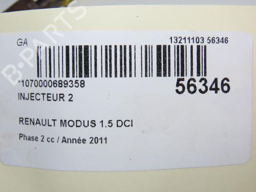 Injector RENAULT MODUS / GRAND MODUS (F/JP0_) 1.5 dCi 75 | BP30841084M100  - Image 5