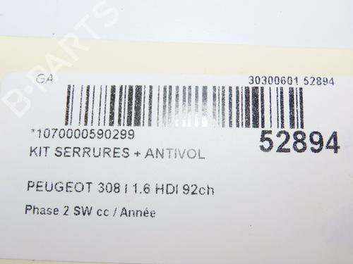 Elektronisk modul PEUGEOT 308 SW I (4E_, 4H_) 1.6 HDi (92 hp) 29263786