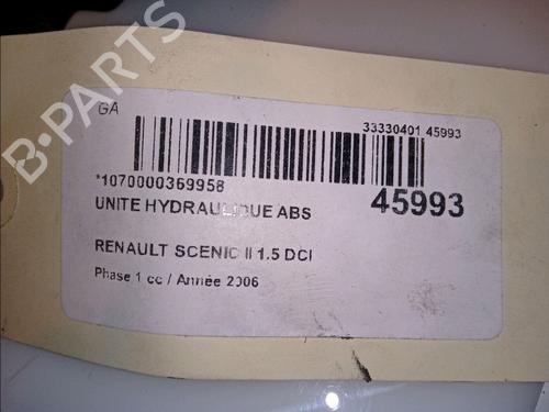 Used ABS pump RENAULT SCÉNIC II (JM0/1_) 1.5 dCi (JM1E, JM16) (106 hp) 11100371