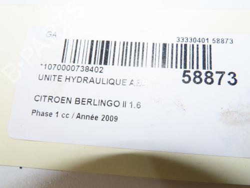 Módulo de ABS CITROËN BERLINGO MULTISPACE (B9) 1.6 HDi 90 | BP38449266M43 - Image 5