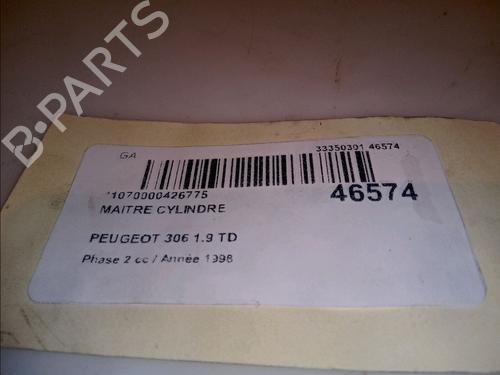 Used Brake master cylinder PEUGEOT 306 Hatchback (7A, 7C, N3, N5) 1.9 DT (90 hp) 12122805