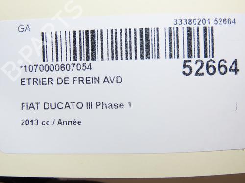 Right front brake caliper FIAT DUCATO Van (250_) 130 Multijet 2,3 D | BP28830044M104 - Image 5