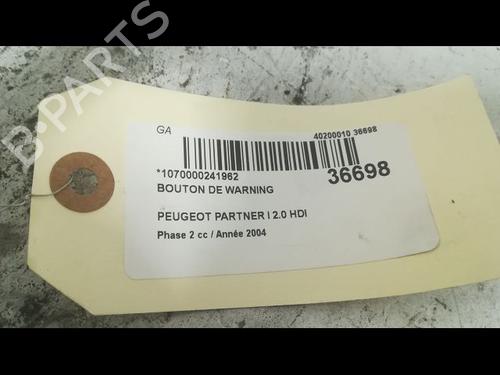 Warning switch PEUGEOT PARTNER MPV (5_, G_) 2.0 HDI | BP23174219I22 - Image 3