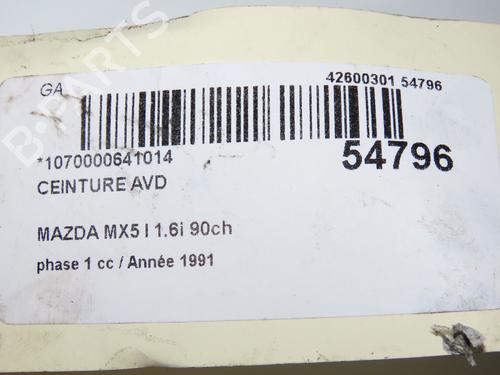 Used Front right belt tensioner Front right belt tensioner MAZDA MX-5 I (NA) 1.6 (NA6C) (115 hp) 32277454 32277454