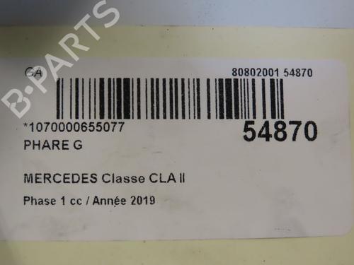 Left headlight MERCEDES-BENZ CLA (C118) AMG CLA 35 4-matic (118.351) | BP28969477C28