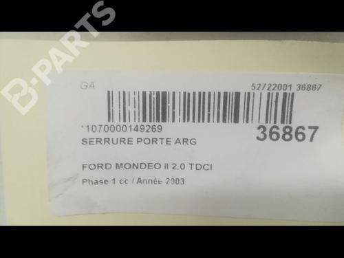 Rear left lock FORD MONDEO III (B5Y) 2.0 16V TDDi / TDCi | BP9600577C100 