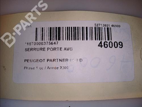 Front left lock PEUGEOT PARTNER Box Body/MPV (5_, G_) 1.9 D | BP11487936C98 