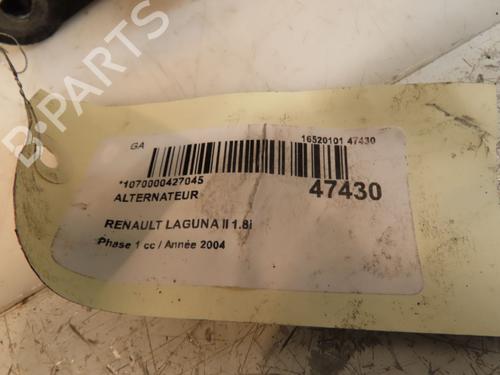 Alternator RENAULT LAGUNA II (BG0/1_) 1.8 16V (BG04, BG0B, BG0C, BG0V) | BP23172092M7