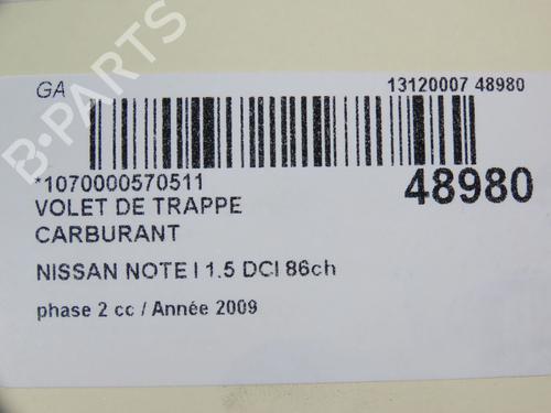 Fuel flap NISSAN NOTE (E11, NE11) 1.5 dCi | BP23098608C131 