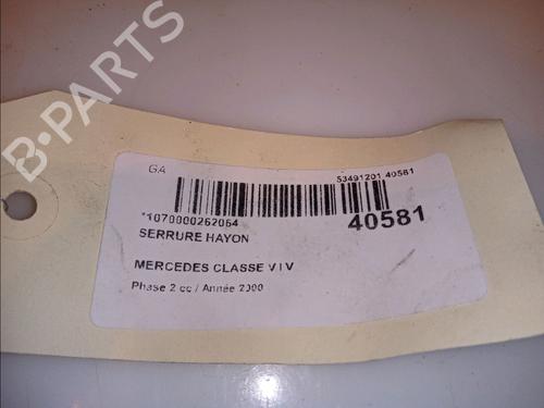 Used Tailgate lock MERCEDES-BENZ V-CLASS (638/2) V 220 CDI (638.294) (122 hp) 12122870
