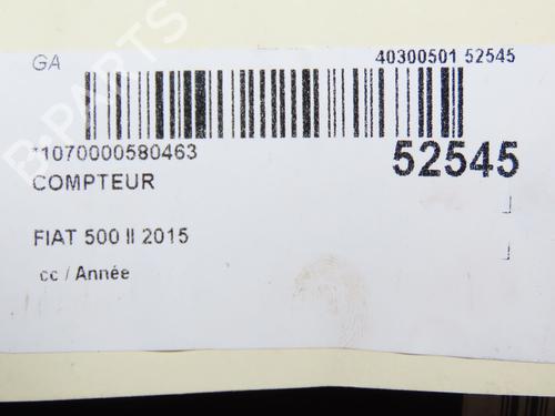 Used Instrument cluster FIAT 500L (351_, 352_) 1.3 D Multijet (199LXY1A, 199LXY11) (84 hp) 28830474