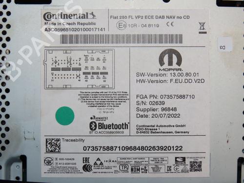 Radio PEUGEOT BOXER Van 2.2 BlueHDi 140 | BP30691873E6